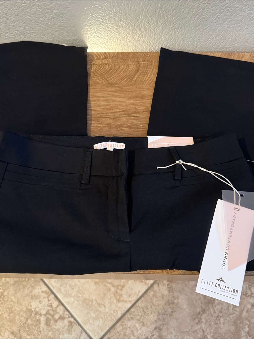 Elite Collection Women's Black Trousers - Classic Tailored Fit